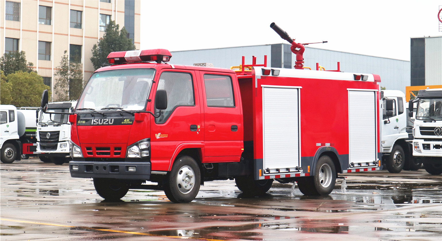 上海用戶：訂購國六五十鈴3噸泡沫消防車